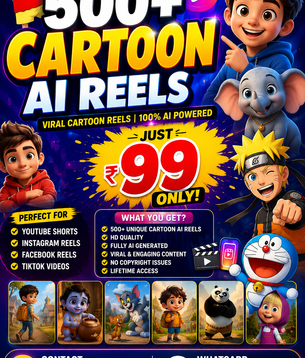 Ai cartoon reel bundle
